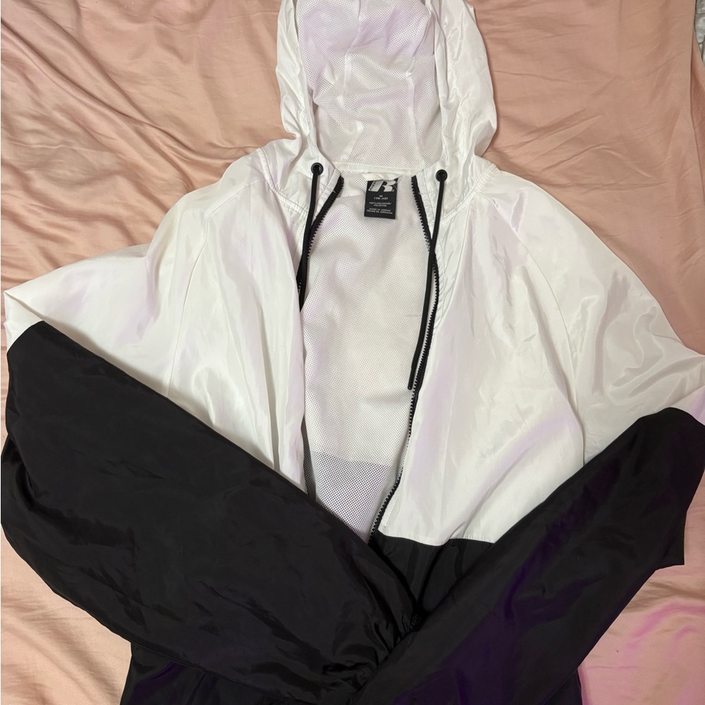 Russell Athletic Black and White Utility Jacket